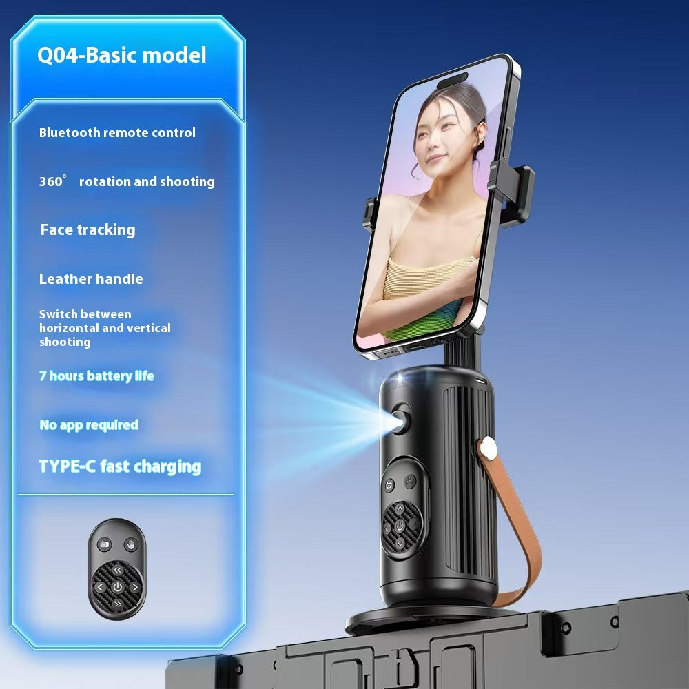 Soporte para celulares con Bluetooth, para transmisión en vivo o selfie con reconocimiento facial inteligente de IA