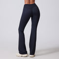Pantalones acampanados de pierna ancha y cintura alta
