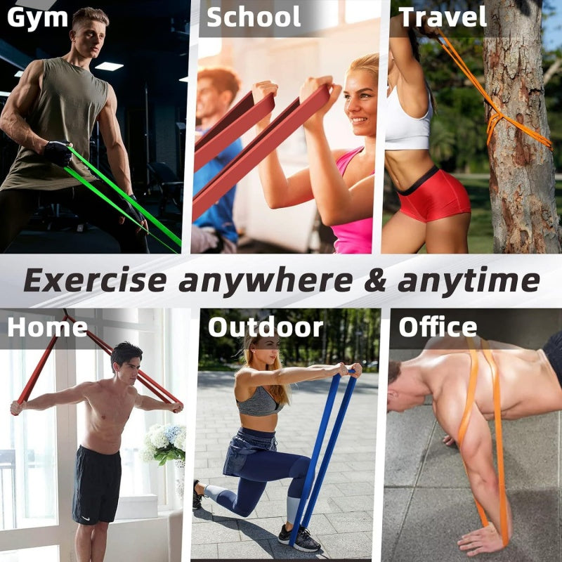 Bandas de resistencia, entrenamiento fitness