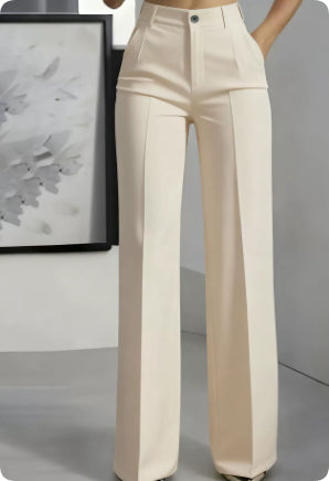 Pantalones formales de poliéster