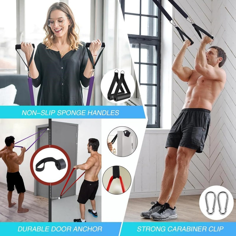 Bandas de resistencia, entrenamiento fitness