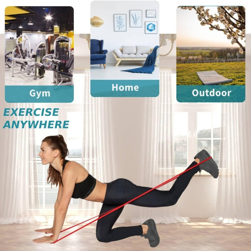 Bandas de resistencia, entrenamiento fitness